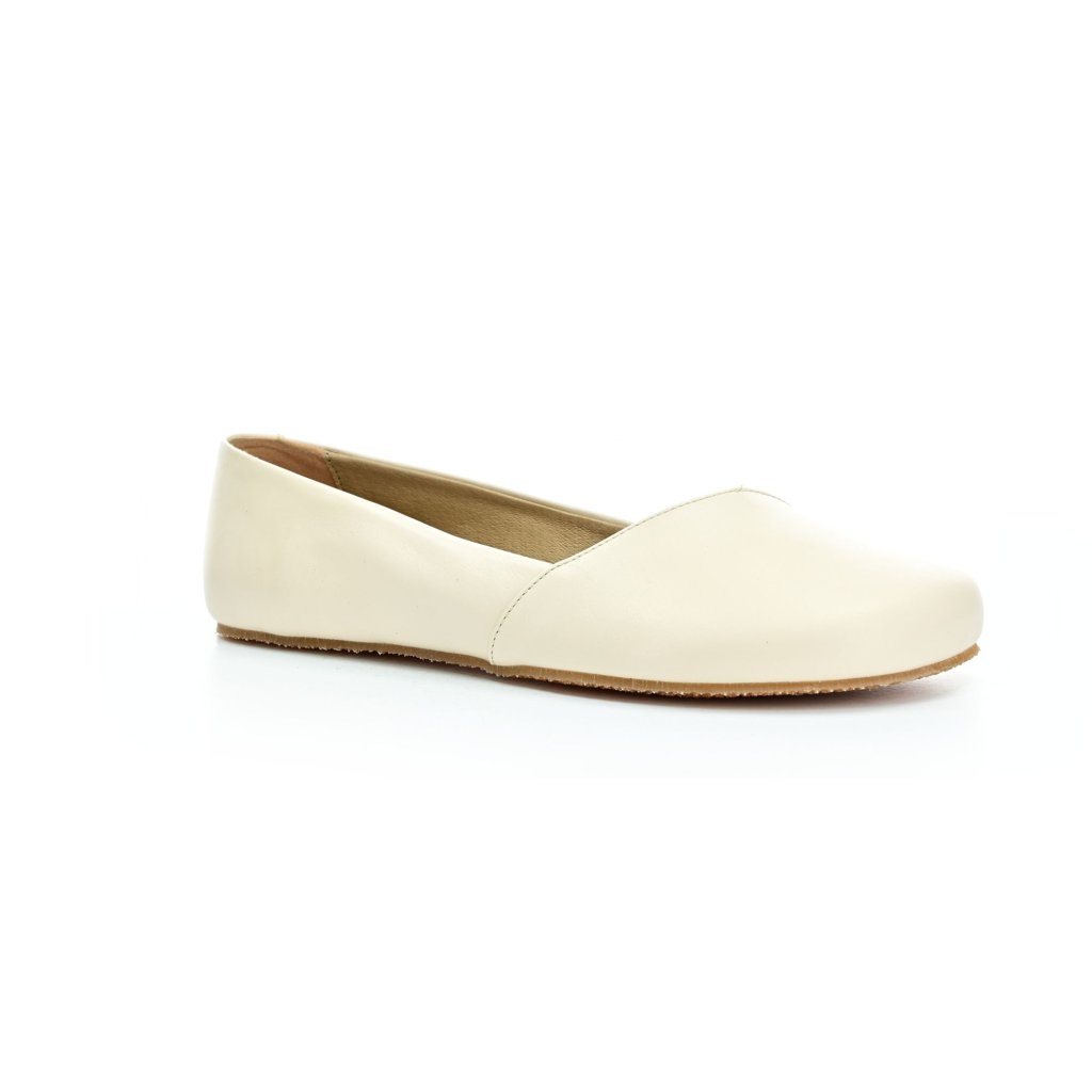 Shapen Peony Beige Regular Barfuß-Ballerinas