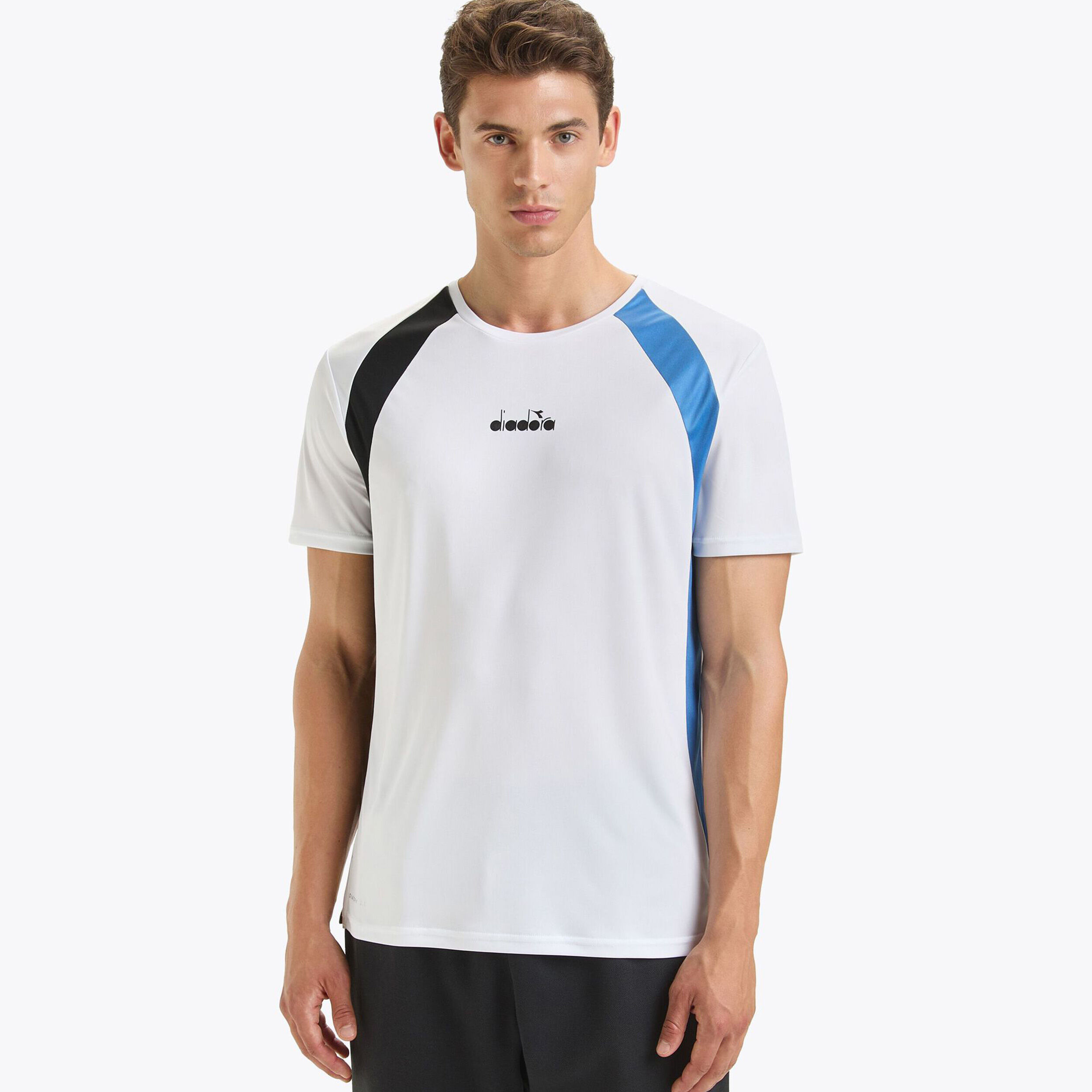 T-Shirt Herren - Weiß, Blau