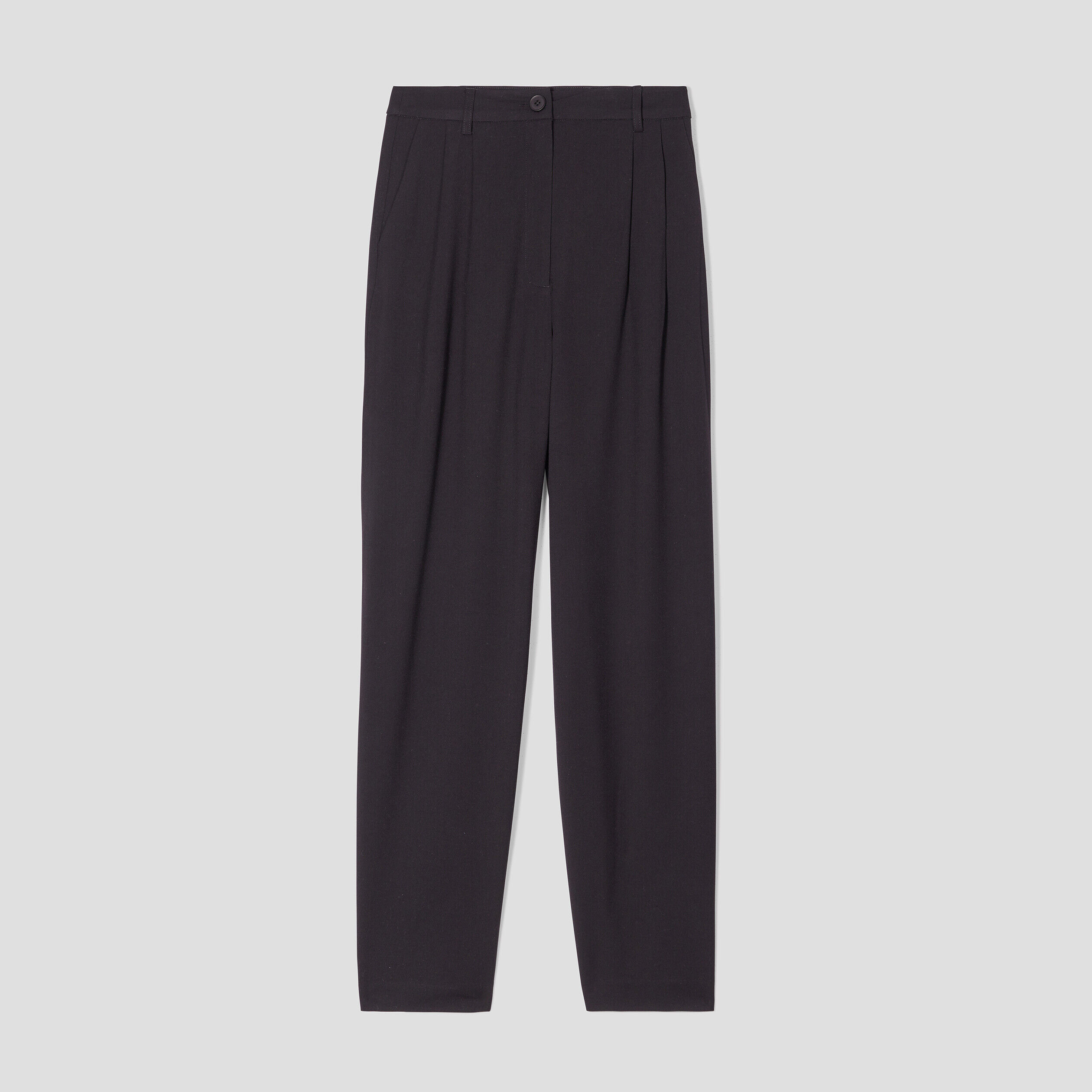 Pantalon city droit pinces noir femme | Cache Cache