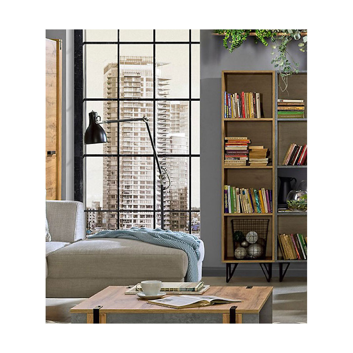 Bücherregal Standregal Milenium 35cm mit 3 Böden