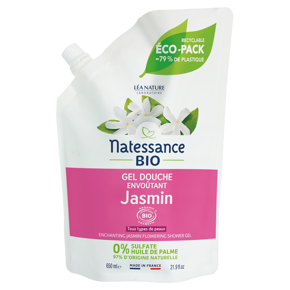 natessance Gel douche envoûtant Jasmin bio Gel douche