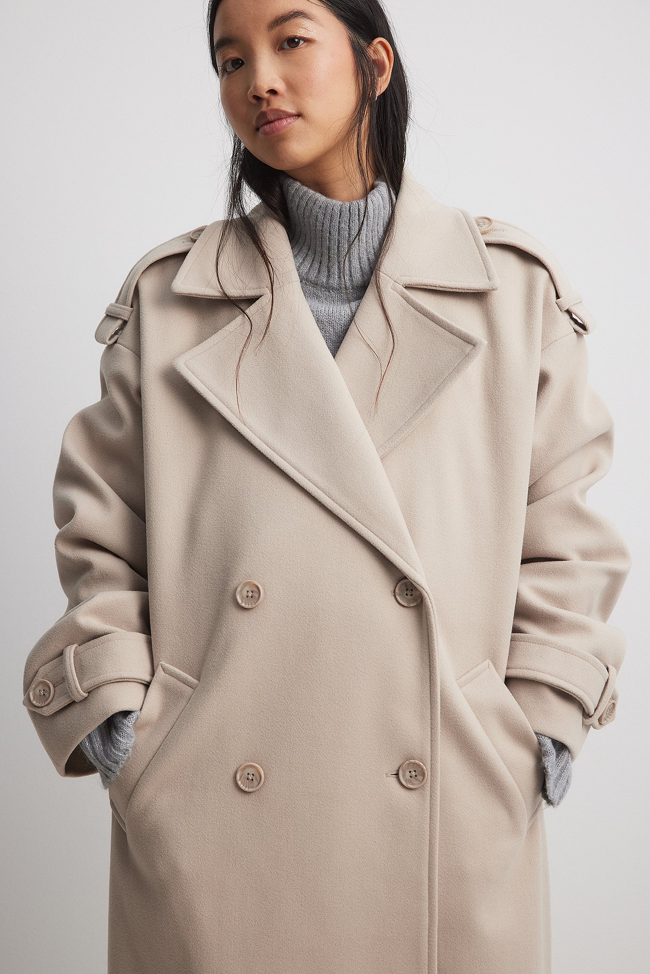 Dicker Oversize-Trenchcoat
