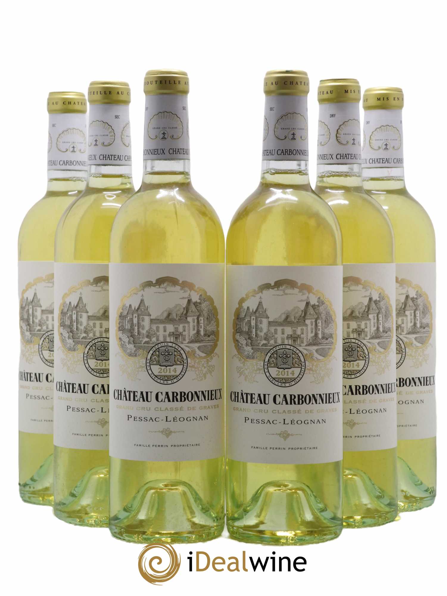Château Carbonnieux Cru Classé de Graves  2014 - Lot de 6 Bouteilles