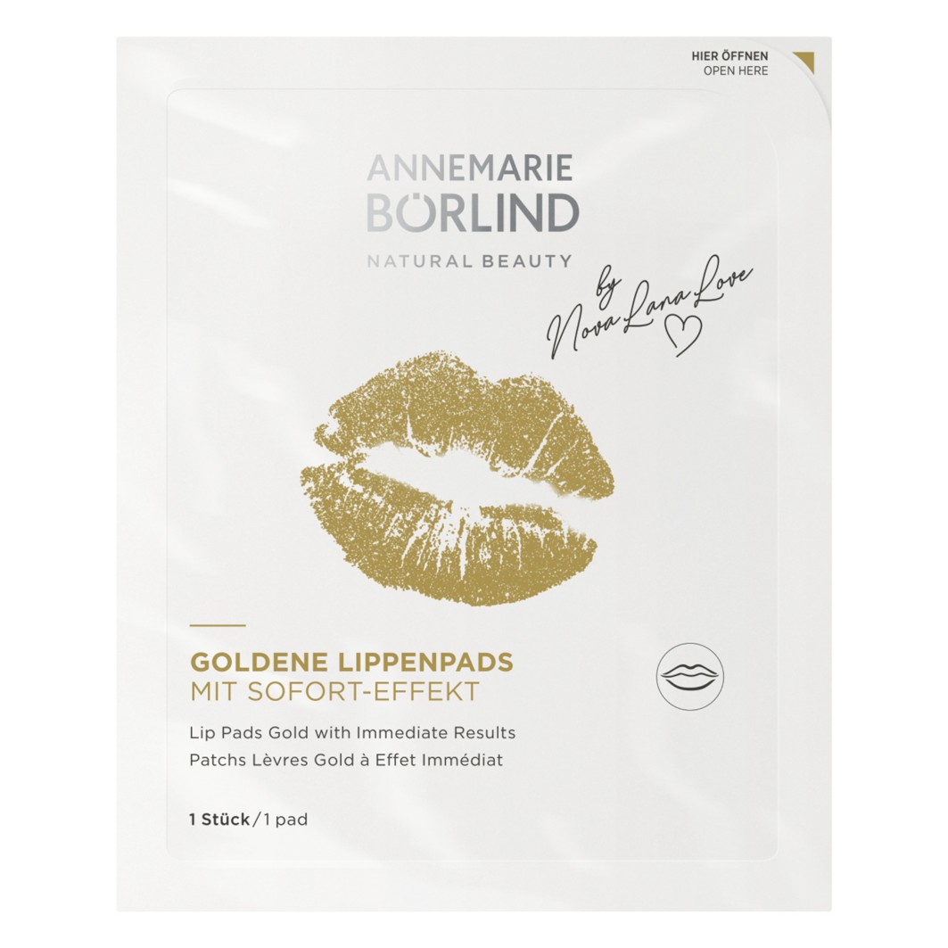 GOLDENE LIPPENPADS mit Sofort-Effekt