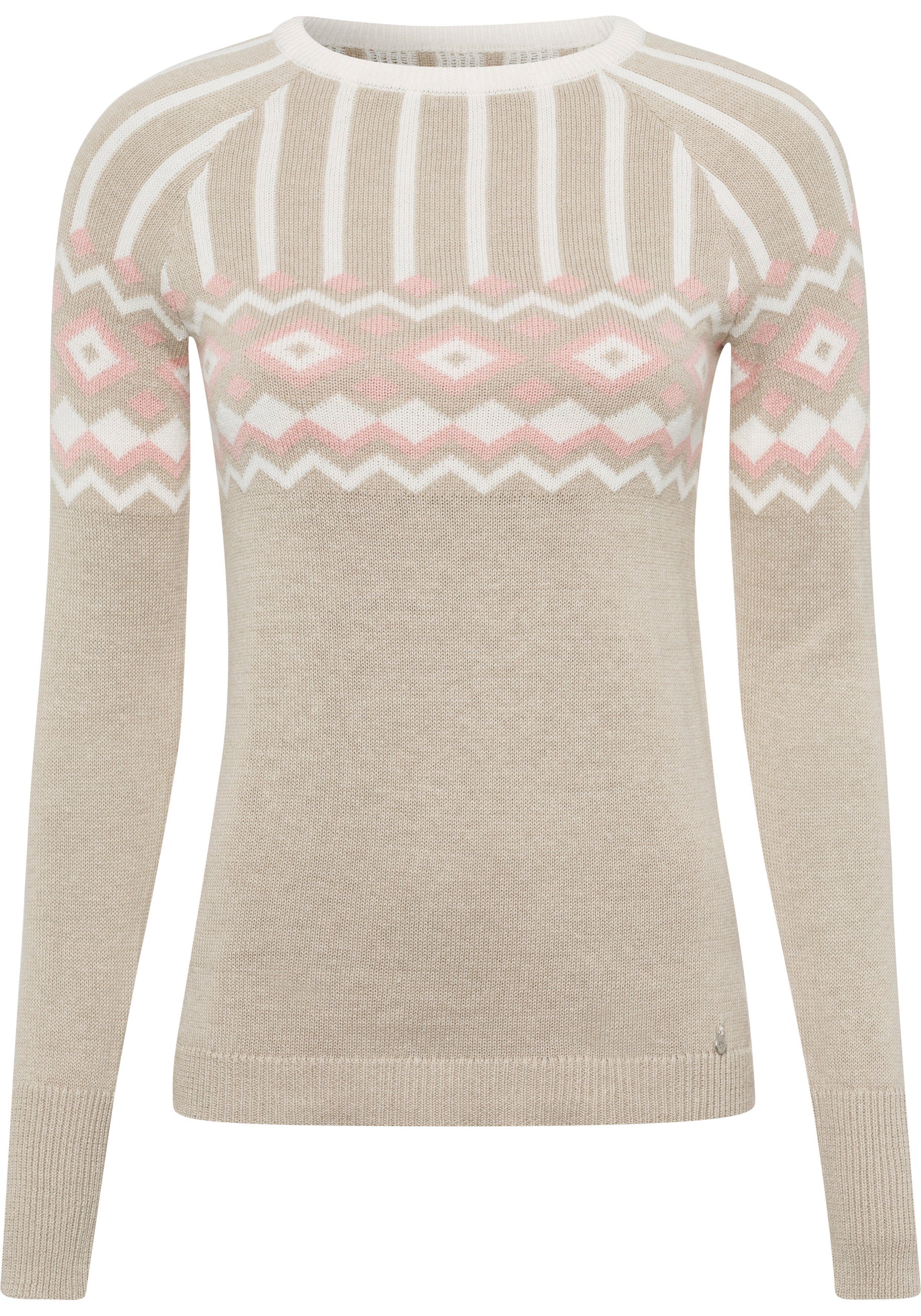 AJC Jacquardpullover mit Norwegermuster in verschiedenen Farbvarianten