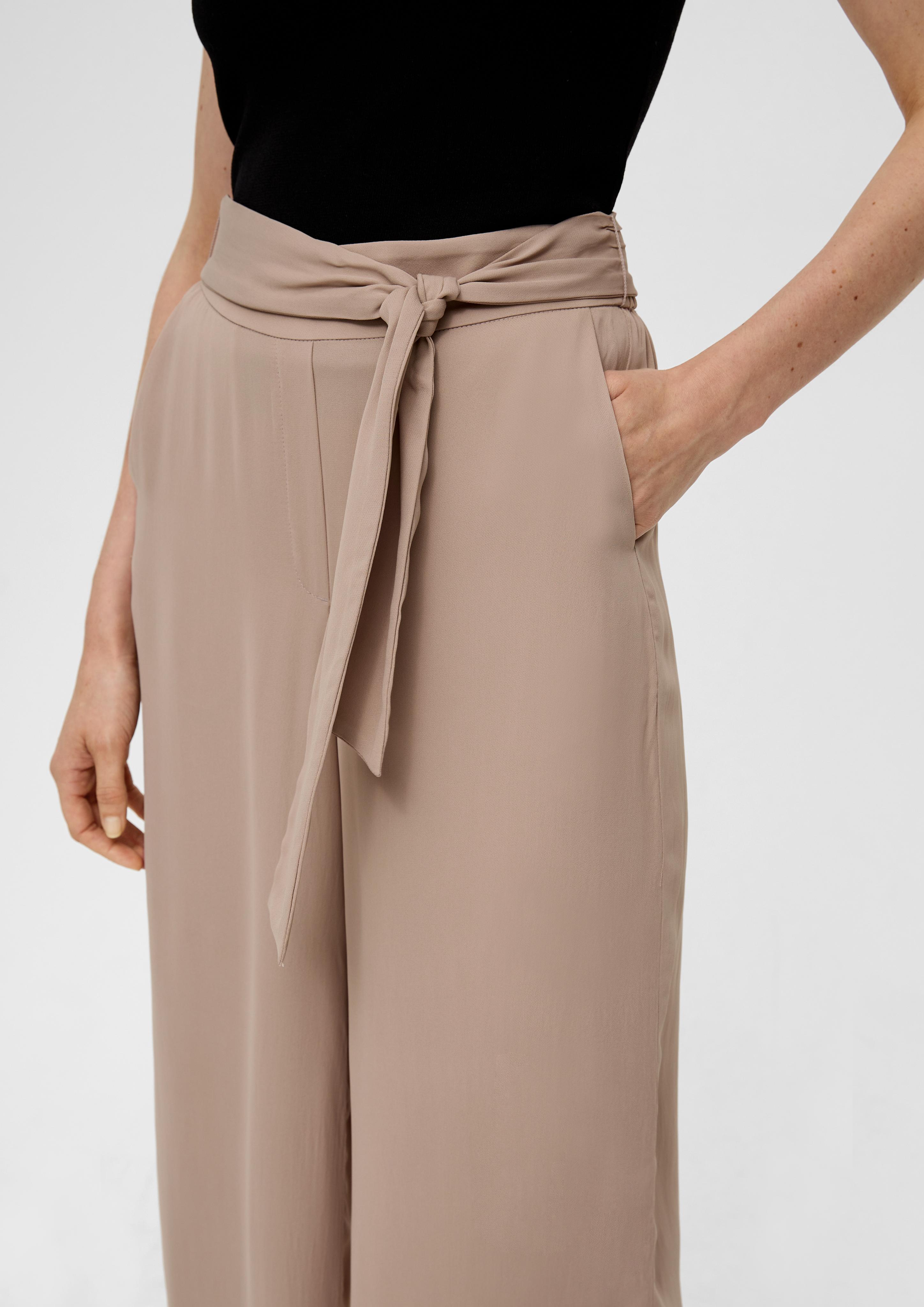 Wide Leg: Culotte aus reiner Viskose  2137643-8166