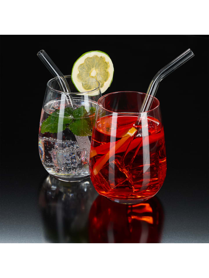 relaxdays 6 x Trinkgläser in Transparent - 400 ml günstig kaufen onesize