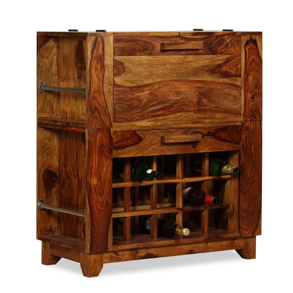 vidaXL Barschrank Barschrank Massivholz 85x40x95 cm