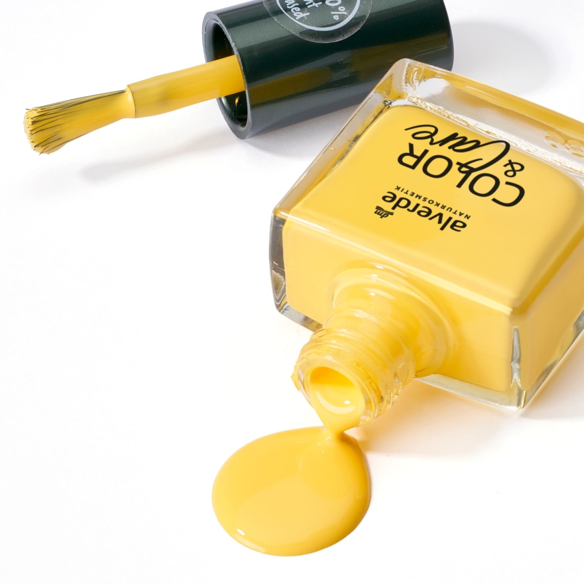 Nagellack Color & Care Nail Polish 110 Yellow Sunshine, 10 ml