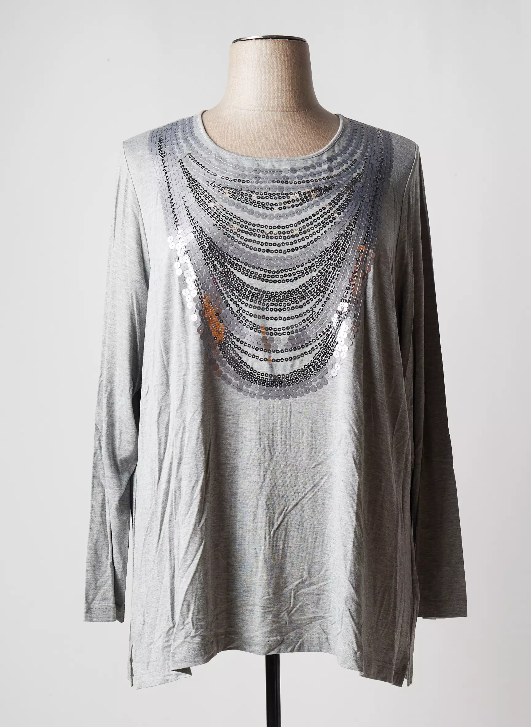 Alain Weiz Tops Femme couleur gris