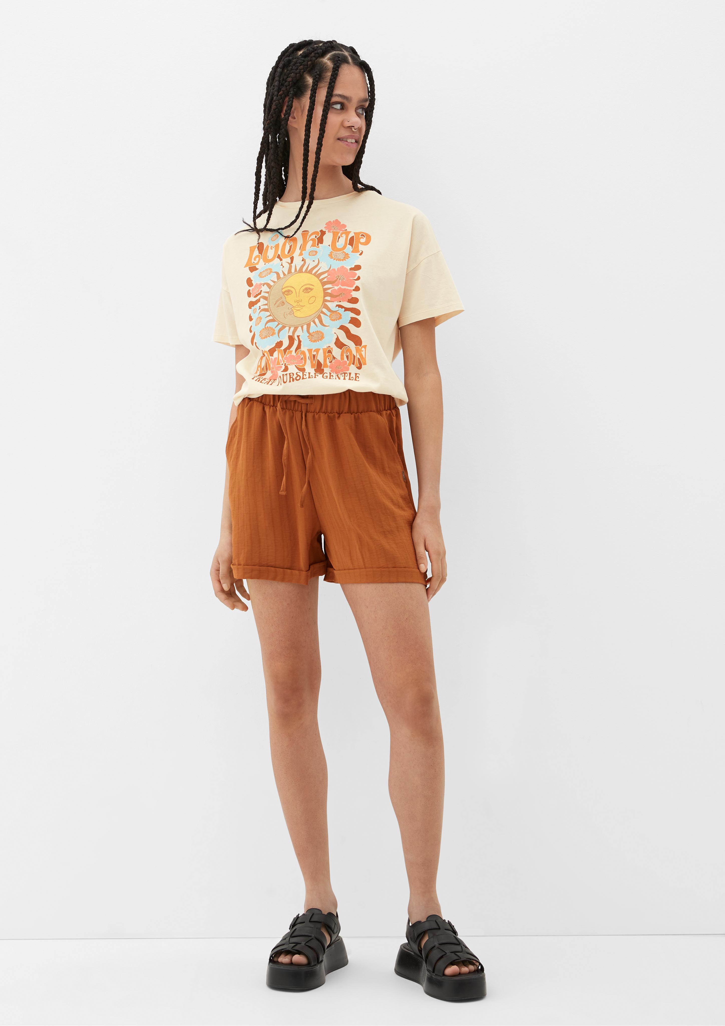 Baumwollshirt mit Frontprint  2131285-08D0