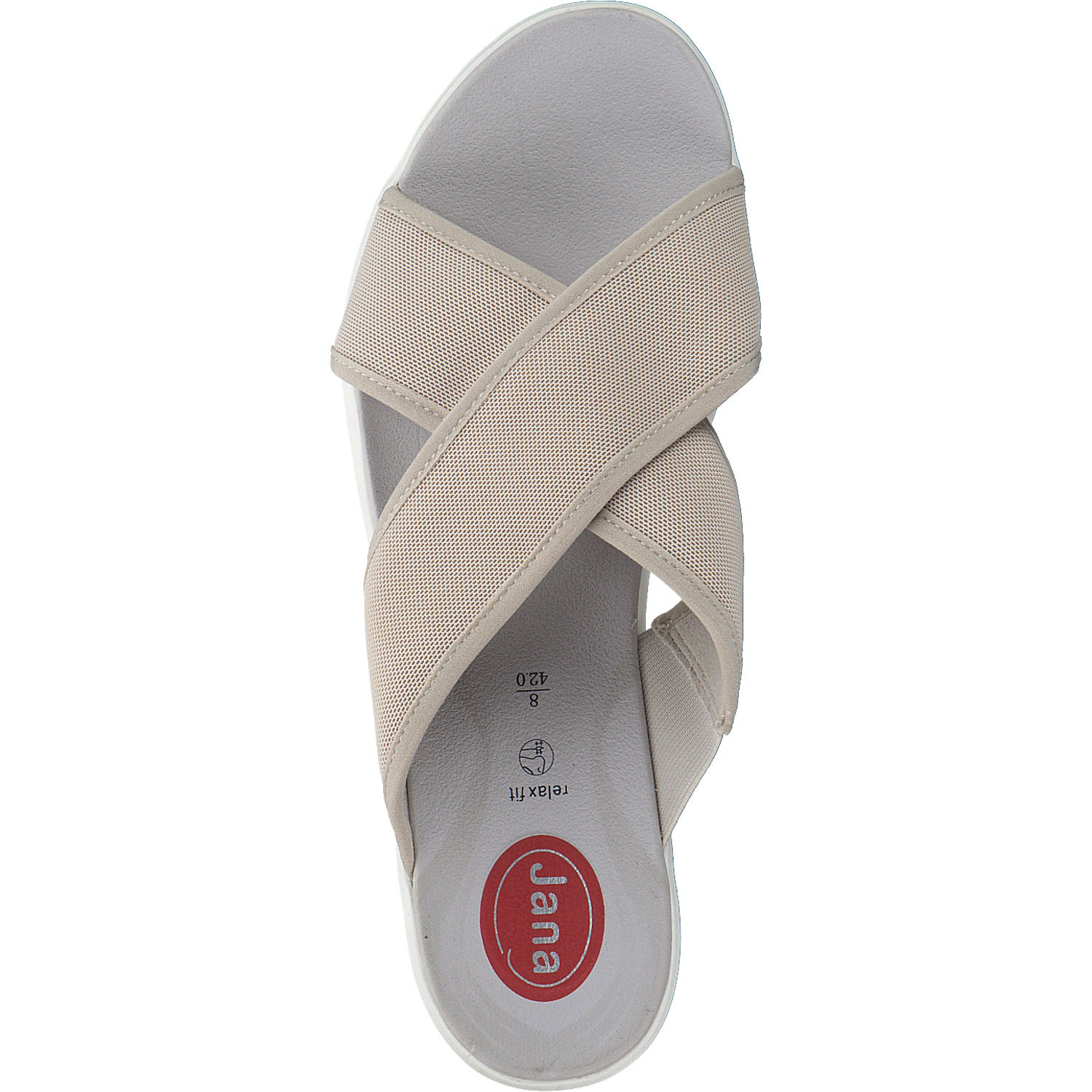 Jana Shoes 27260, Plateau-Pantoletten, Damen, LT.GREY