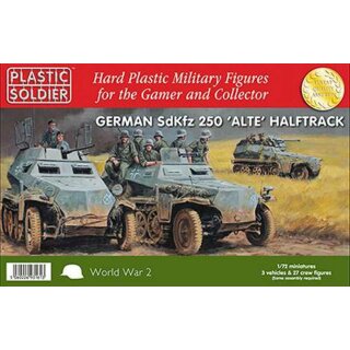 1:72 German SdKfz 250 Alte halftrack with variant options