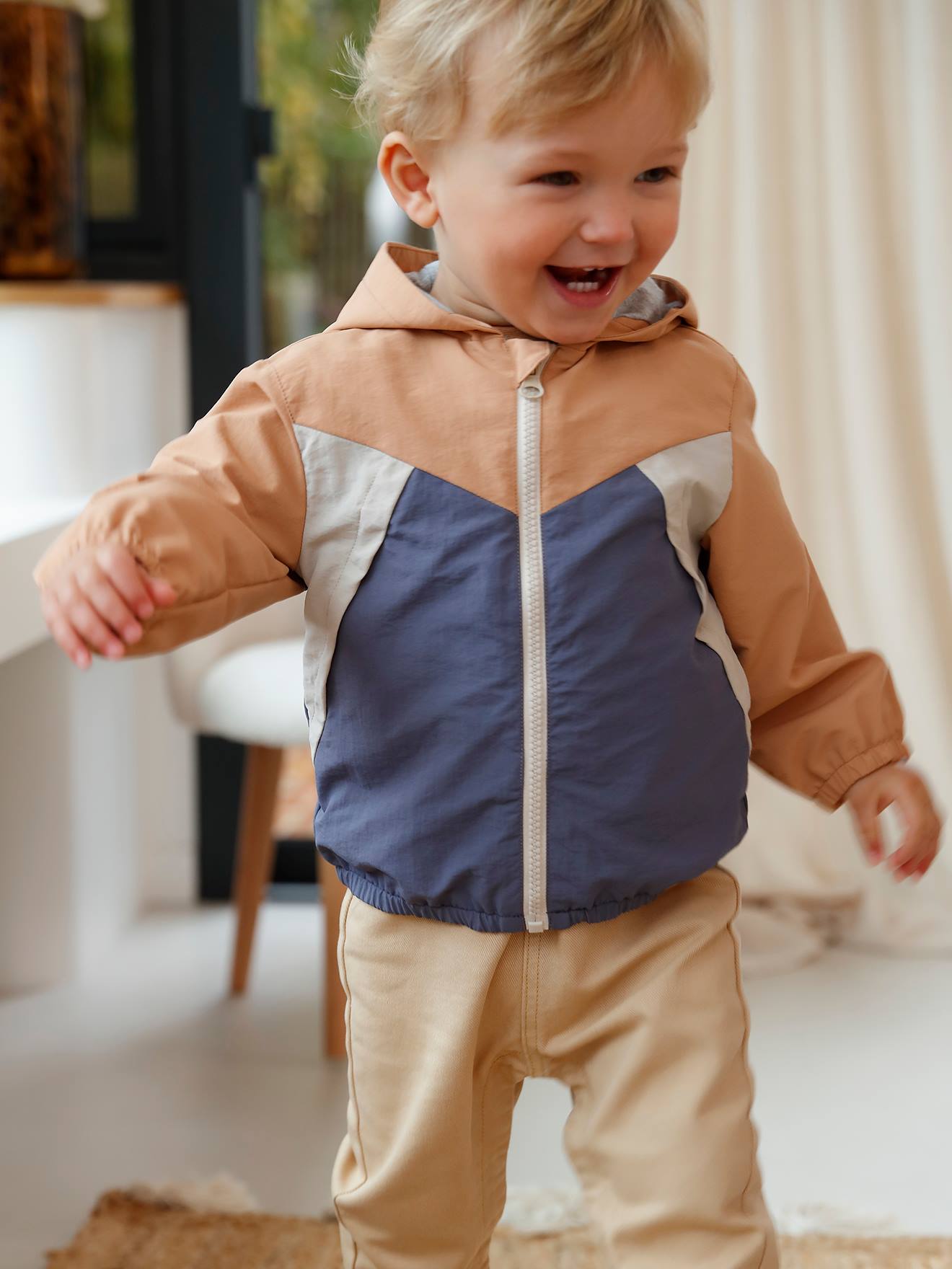 Vertbaudet Jungen Baby Anorak - camel