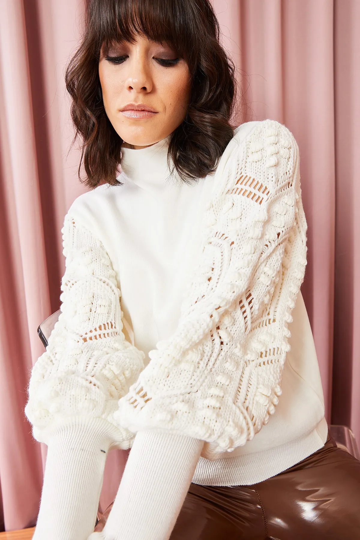Olalook  Pullover - Ecru - Regular Fit