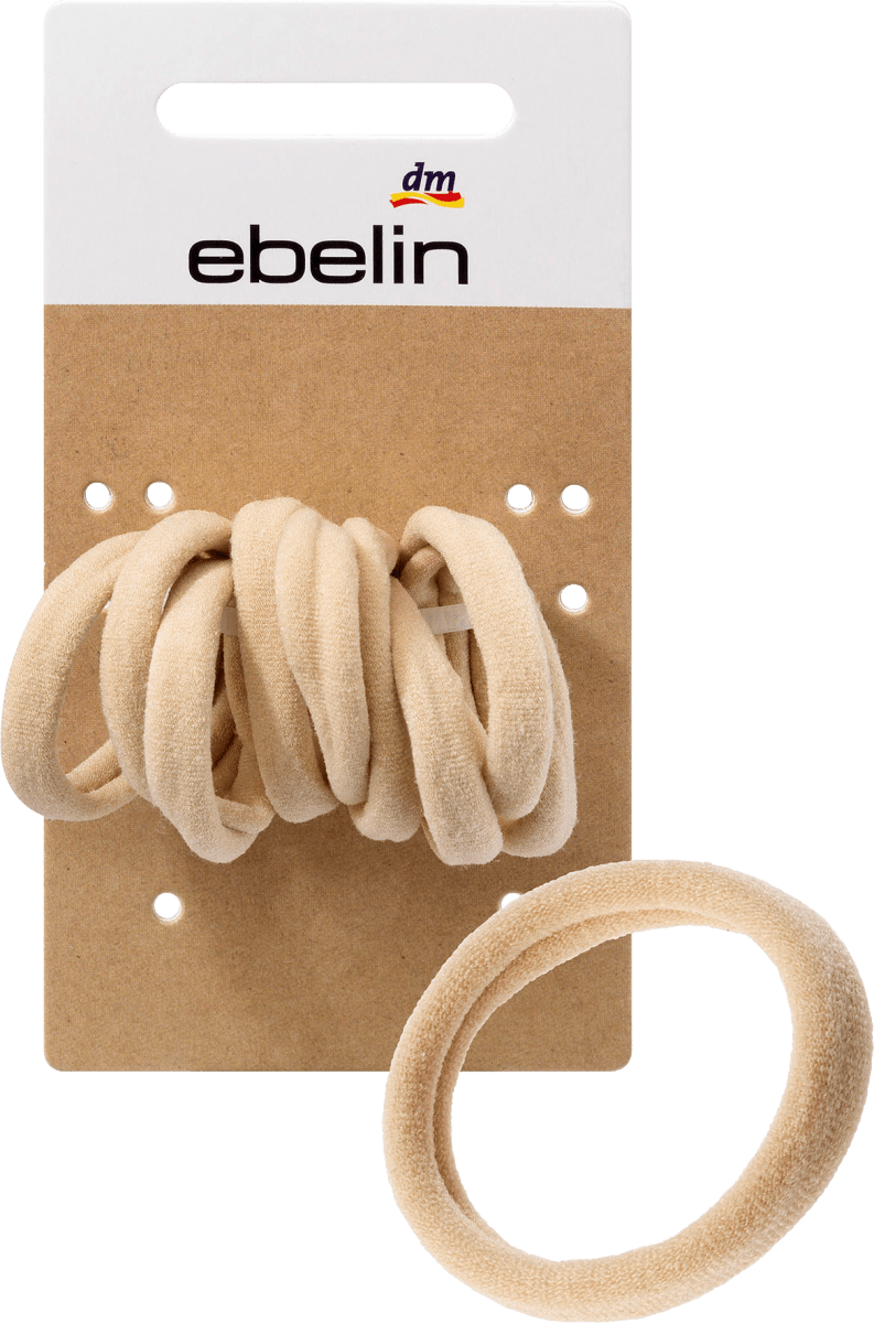 Haargummis klein blond, 9 St