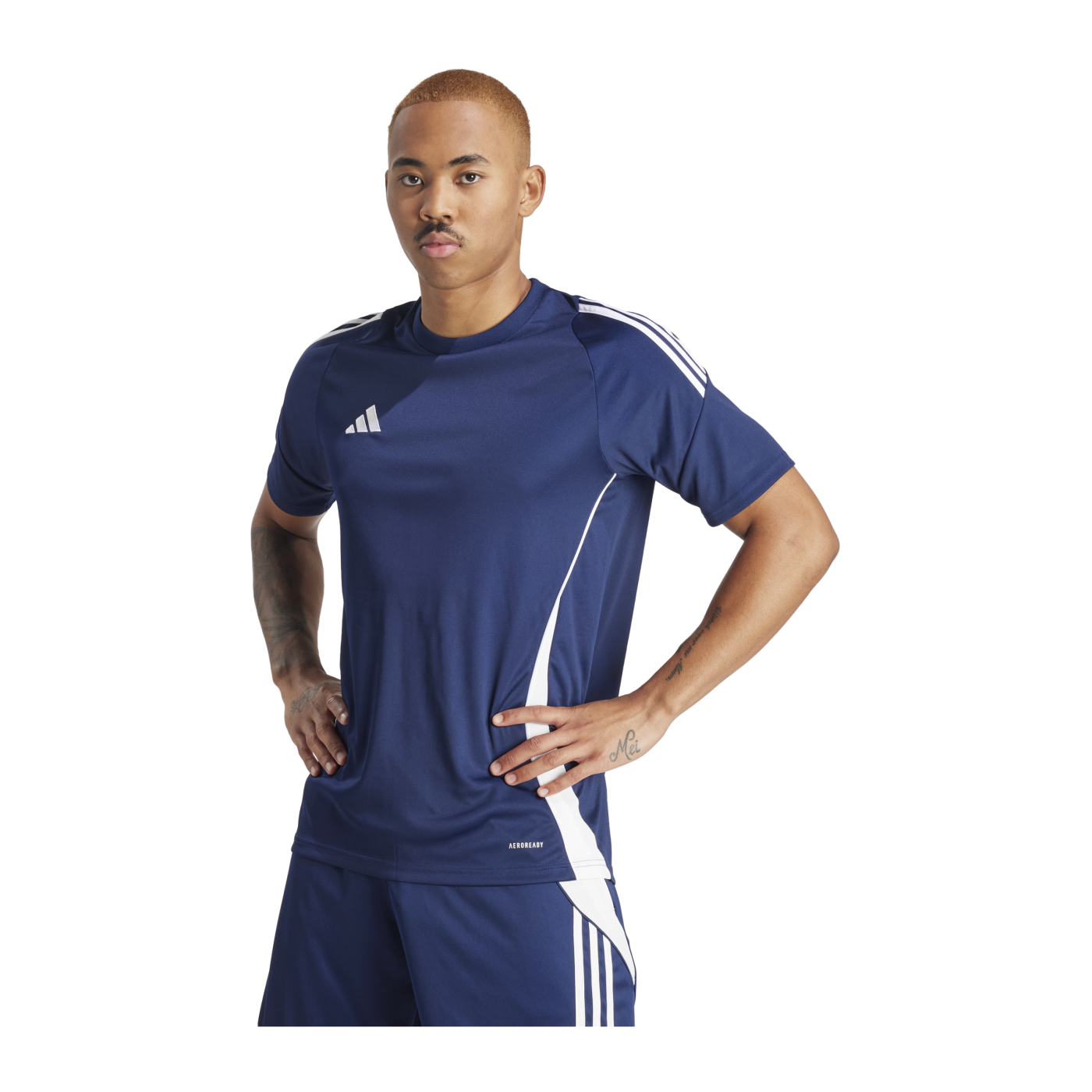 adidas Tiro 24 Trikot Dunkelblau Weiss