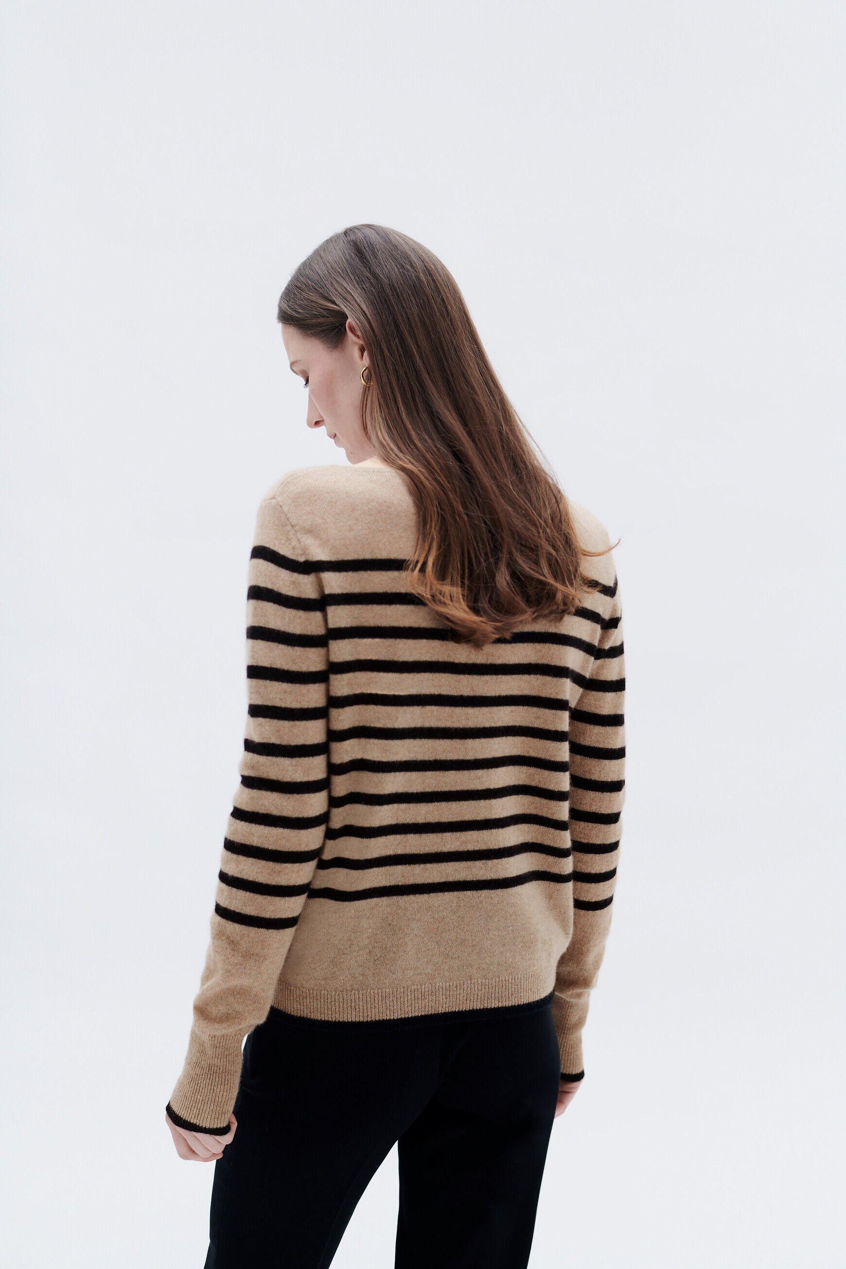 Pull mzoely beige femme