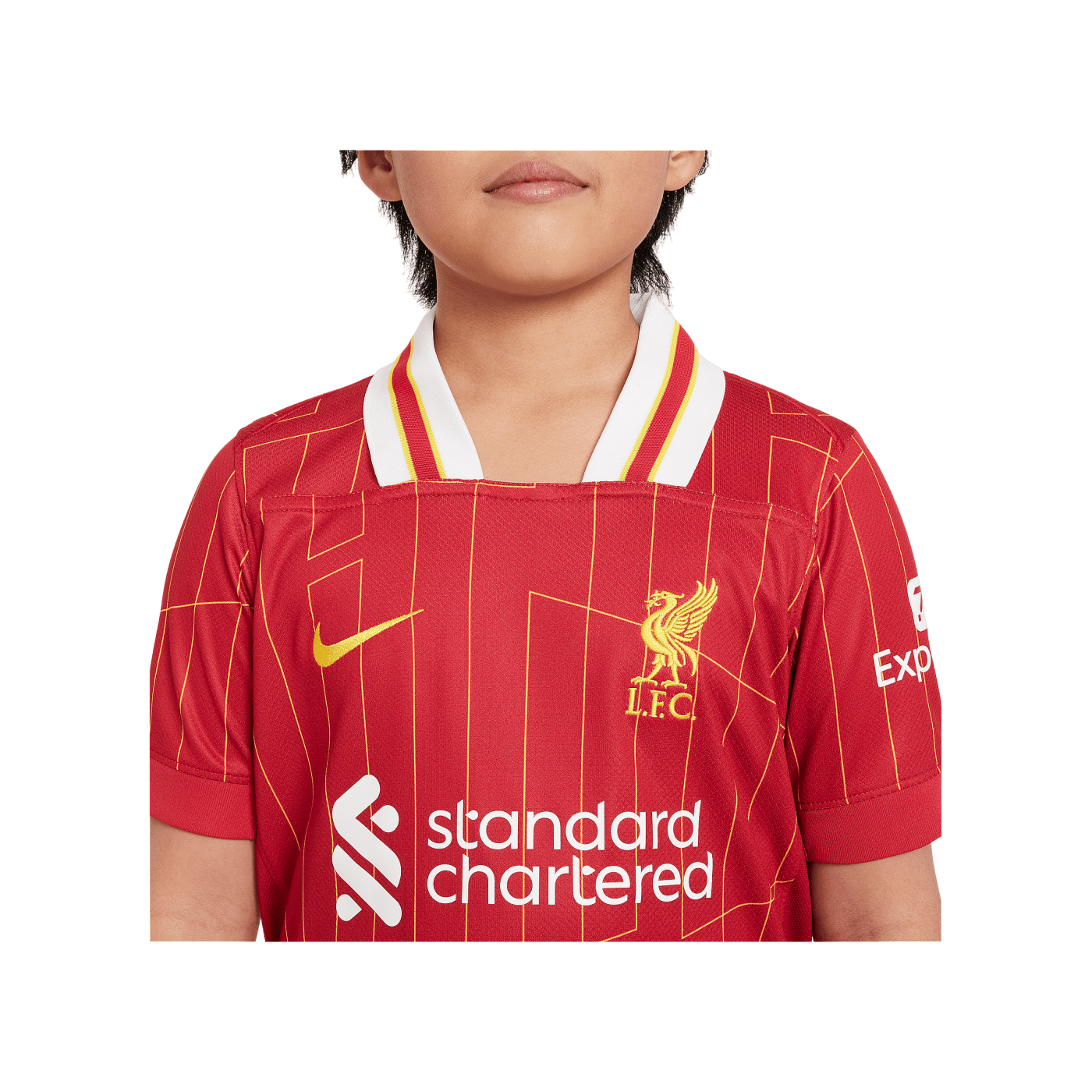 Nike FC Liverpool Trikot Home 2024/2025 Kids Rot F688