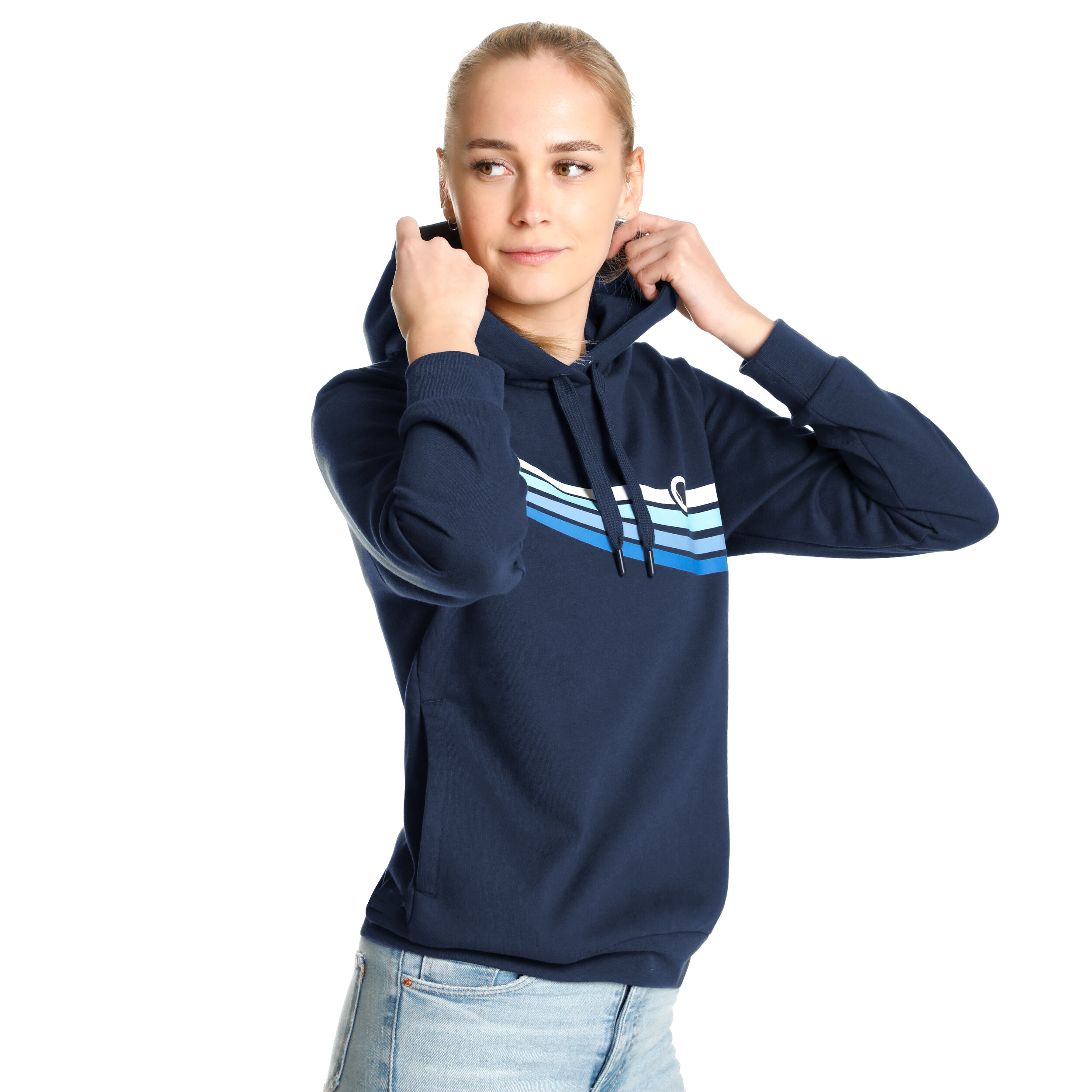 Hoody Special Edition Damen - Dunkelblau, Mehrfarbig