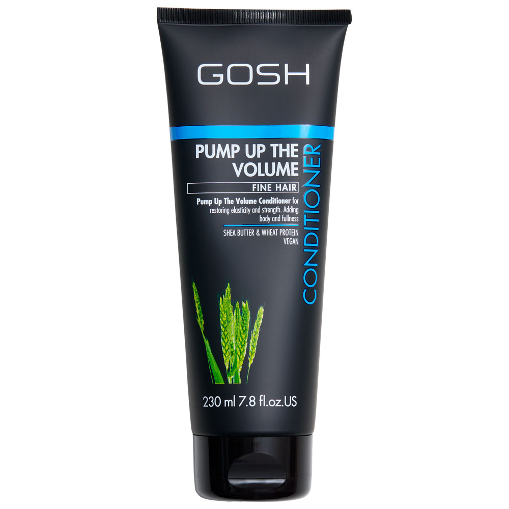 gosh copenhagen Pump Up The Volume Conditioner Conditionneur Volumateur aux protéines de blé, Pro-Vitamin B5 & Karité