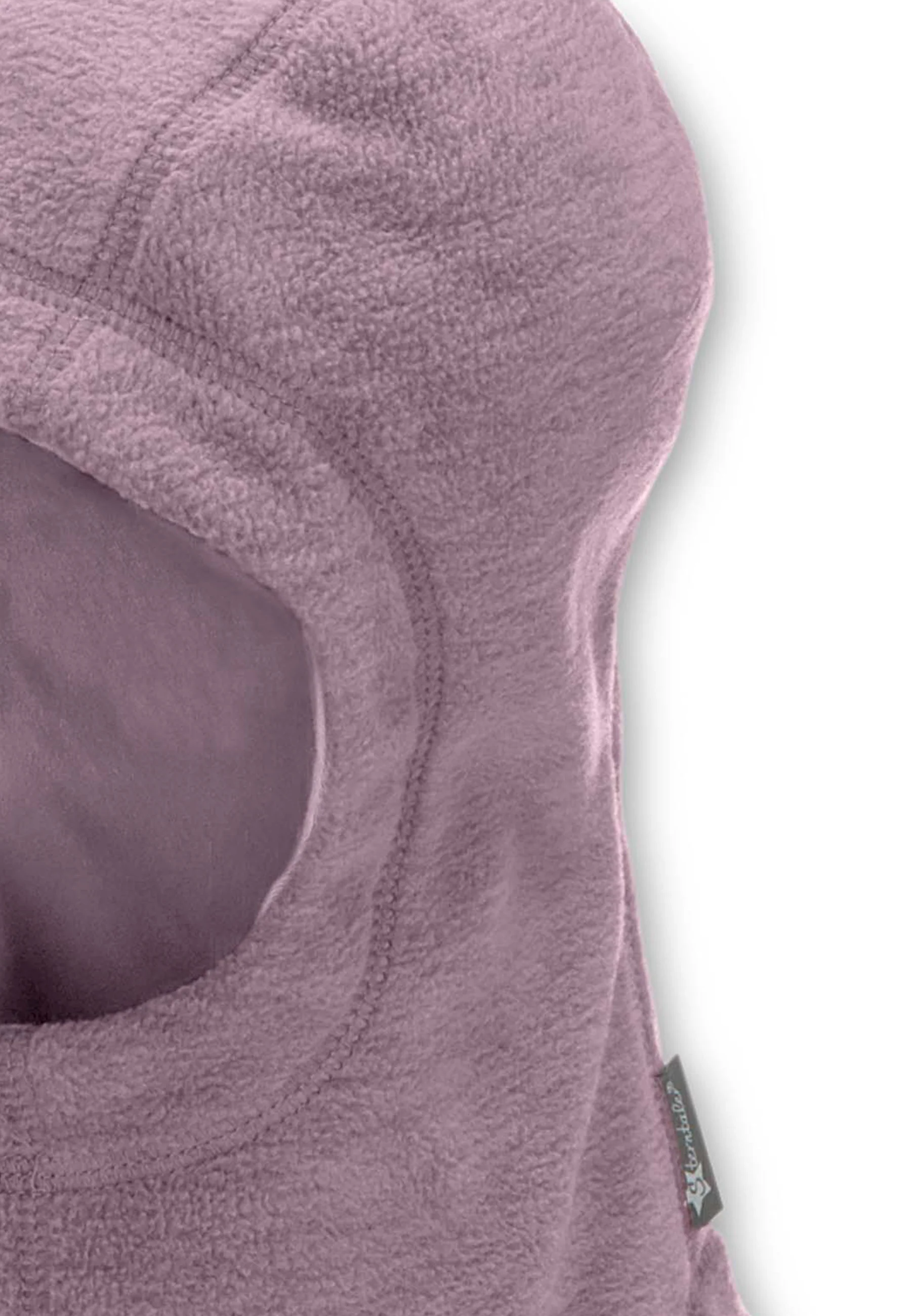 Schalmütze aus Microfleece melange (recycelt)