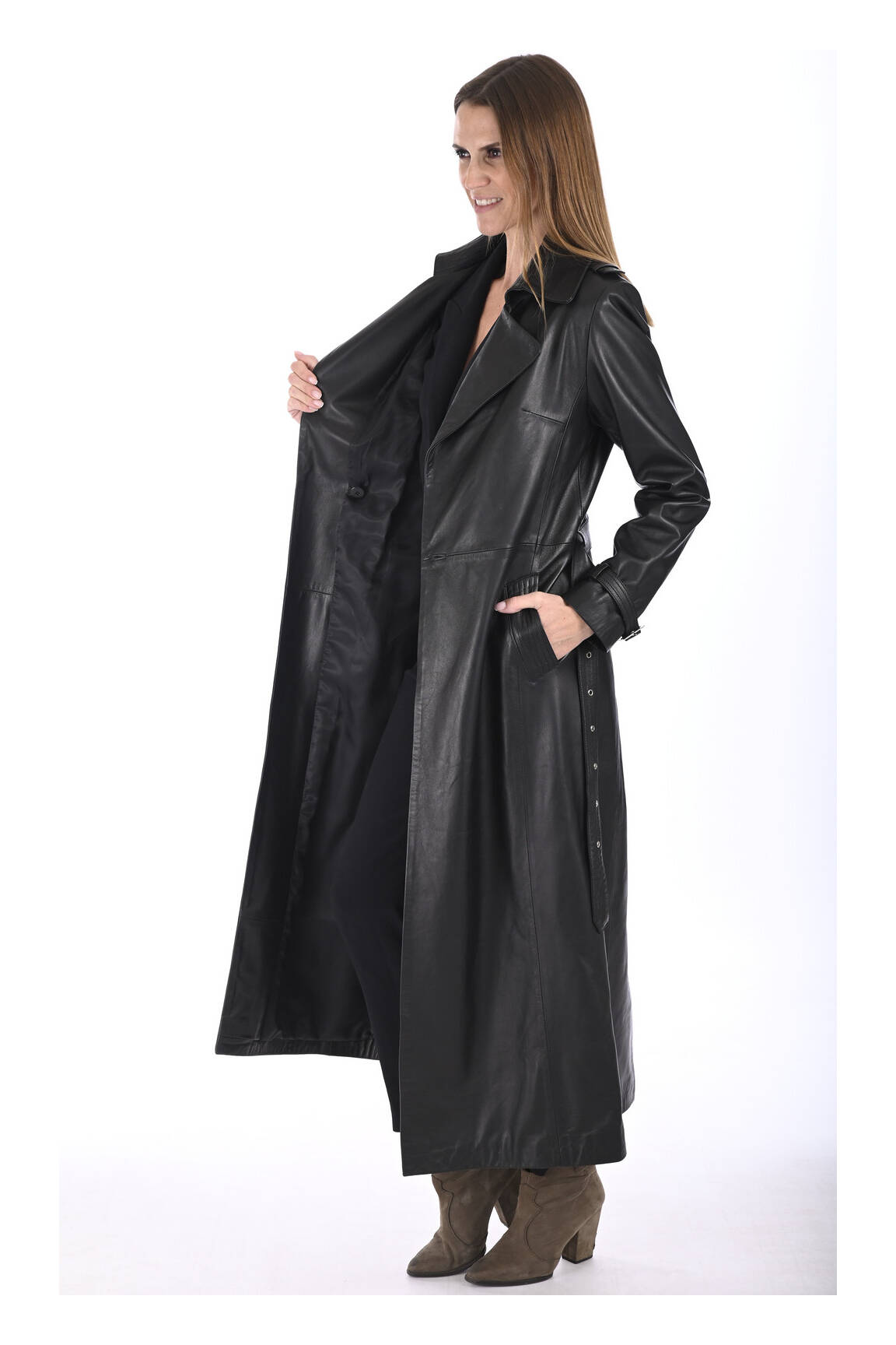 La Canadienne Manteaux Longs Femme couleur noir