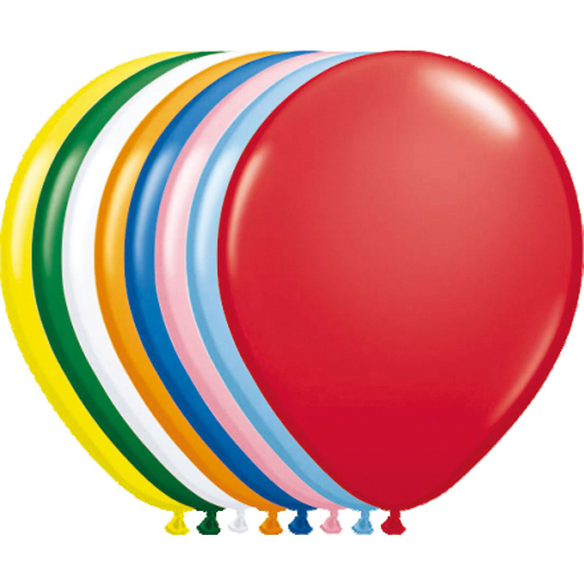 Luftballons bunt 30 cm, 100 Stück