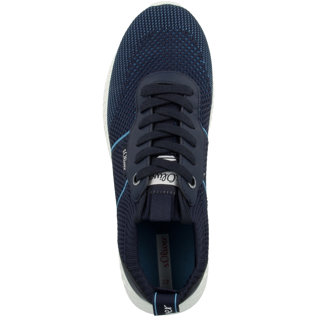 s.Oliver 5-13610-28 Sneaker Low blau