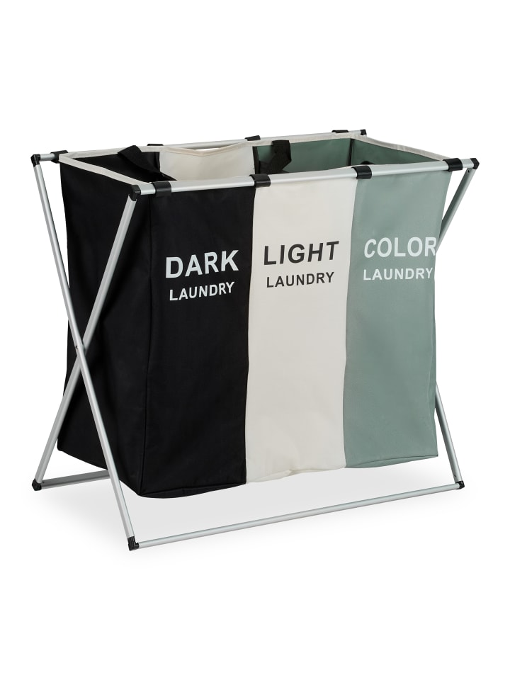 relaxdays Wäschesammler in Mehrfarbig - (B)65 x (H)60 x (T)36,5 cm günstig kaufen onesize