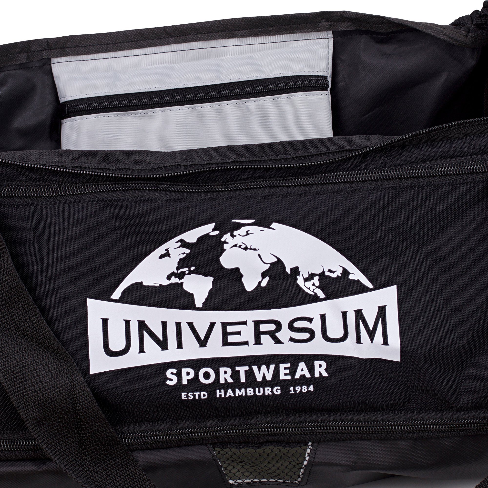Universum Sportwear Sporttasche 50L Trainingstasche mit Schuhfach und Nassfach, Fitnesstasche mit abnehmbarem Schultergurt