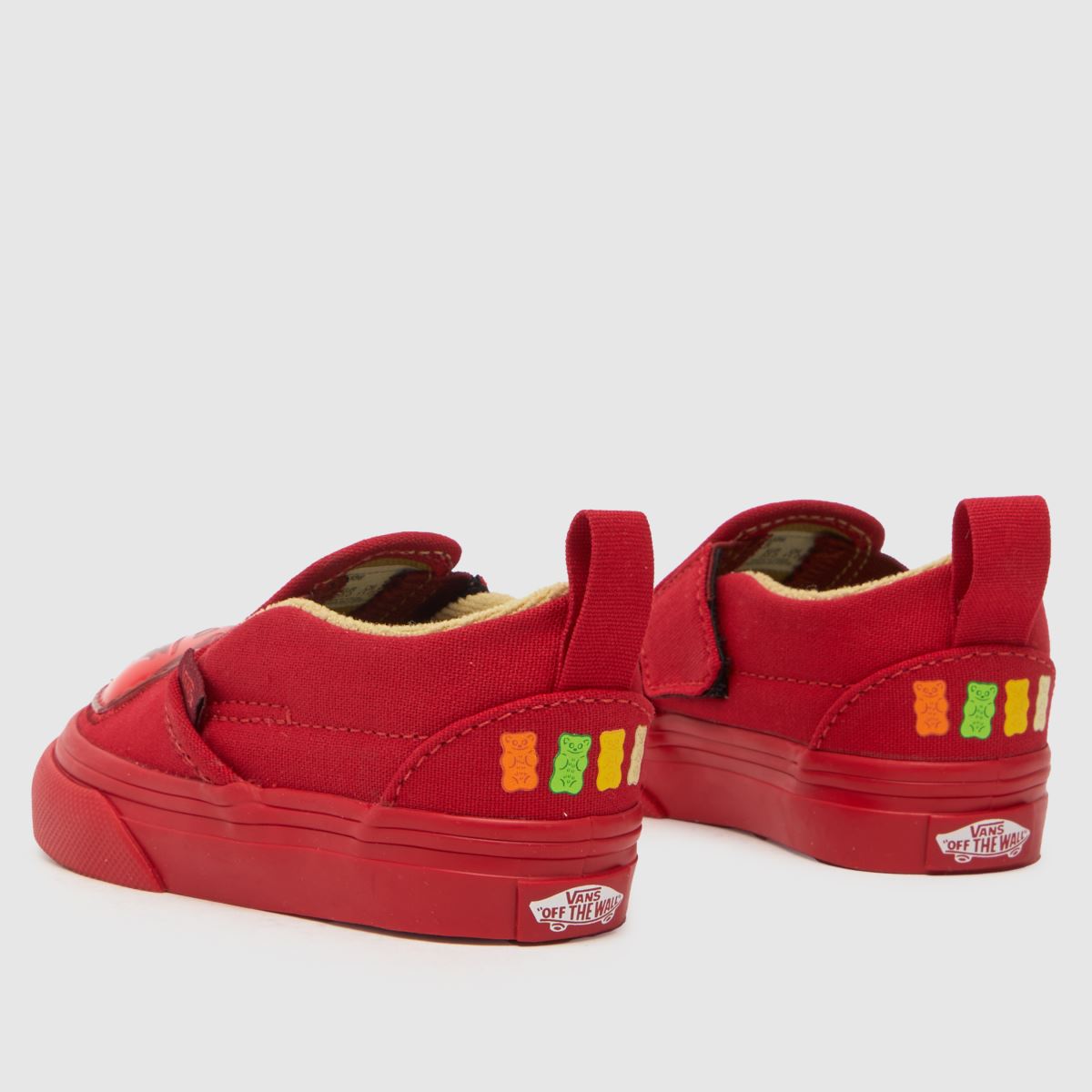 Vans röda slip-on v haribo småbarnsskor