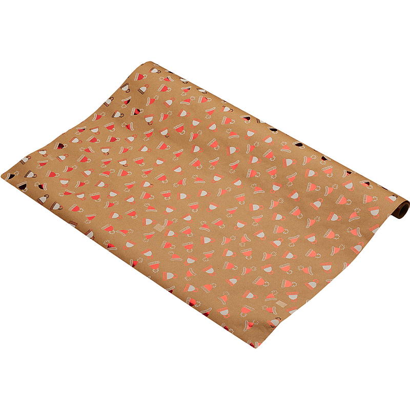 Home Julepapir 2 m x 70 cm hotfoil Kraft