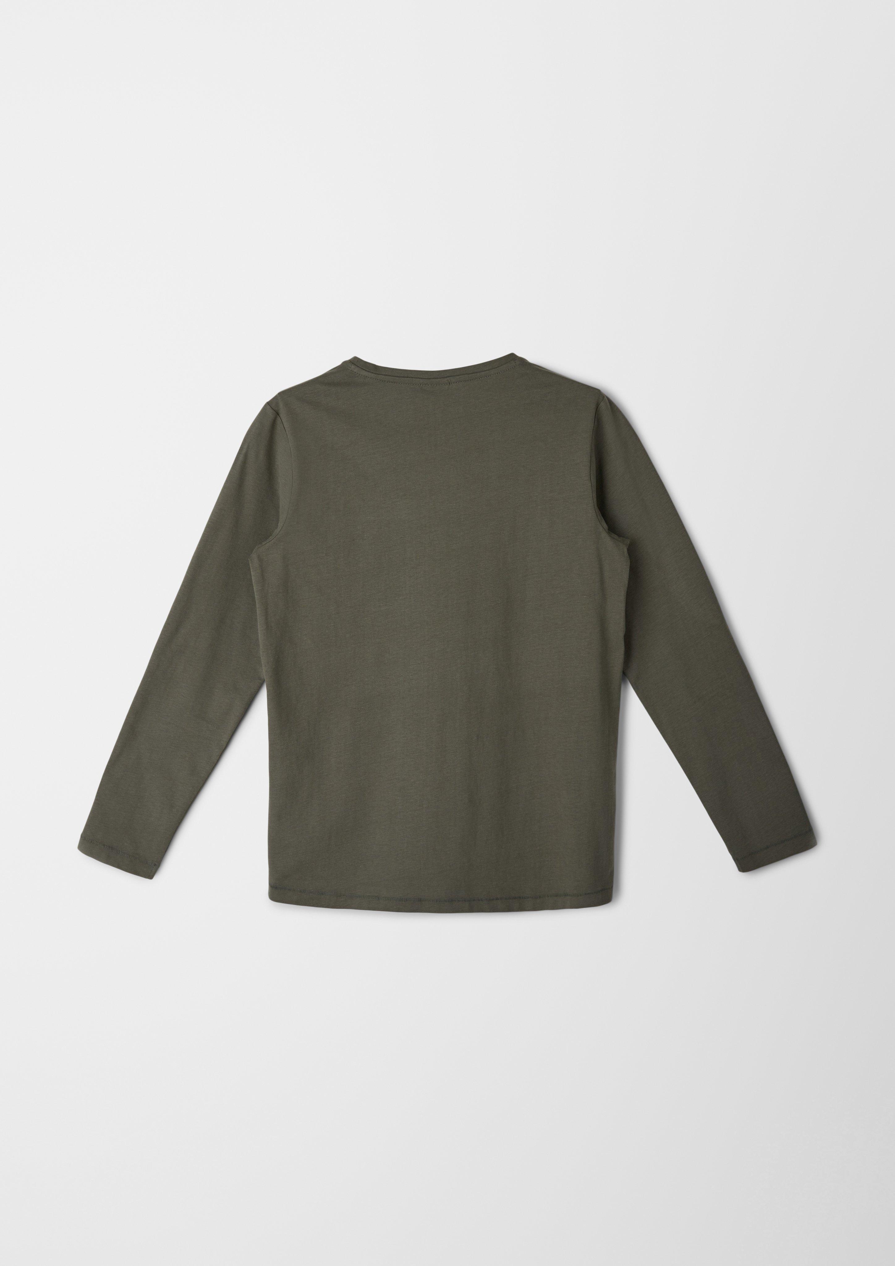 Langarmshirt mit Brusttasche  2118620-7940