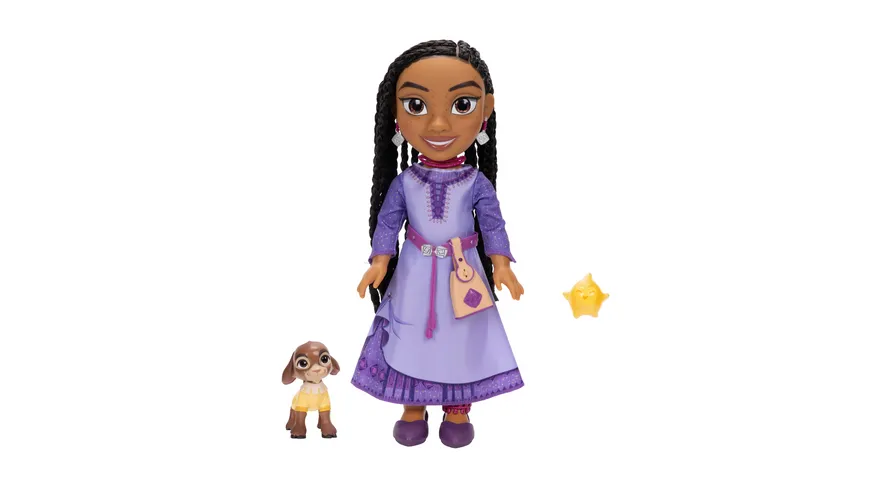 Jakks Pacific -  Wish - Asha Funktionspuppe 38cm mit Valentino und Stern