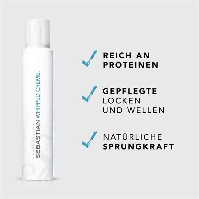Sebastian Professional Mousses und Schäume Whipped Créme Stylingschaum für lockiges und welliges Haar
