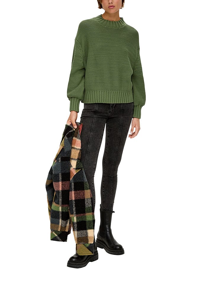 s.Oliver Pullover in Grün günstig kaufen