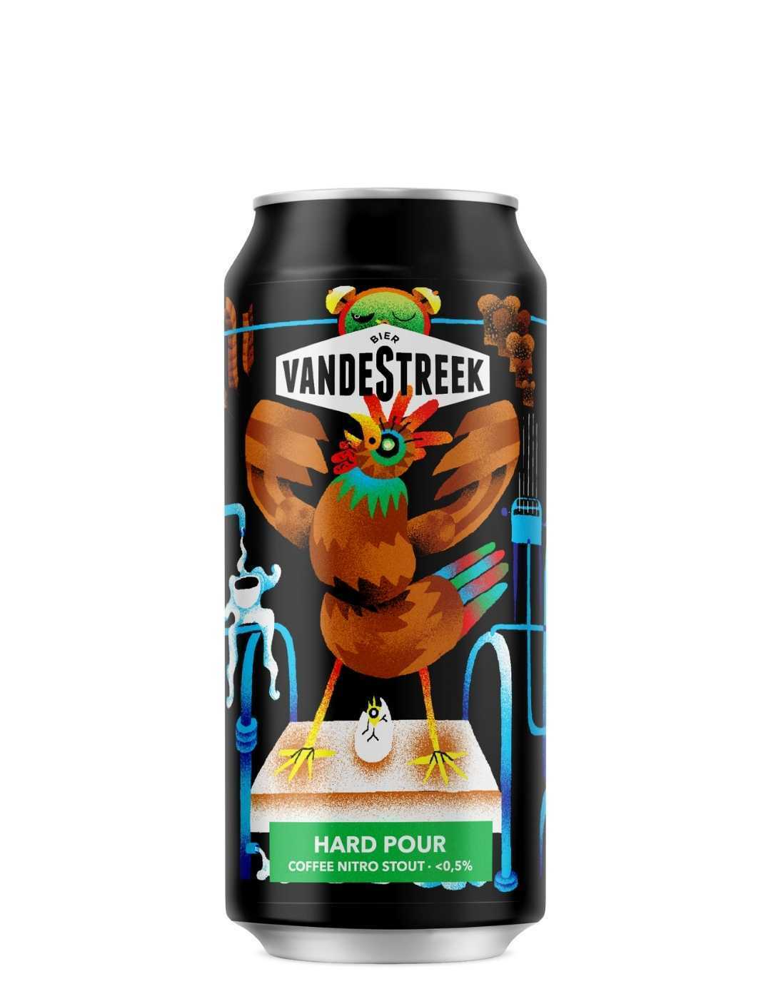 vandeStreek : Coffee Nitro Stout - Gueule de joie 0.5° |  44 cl