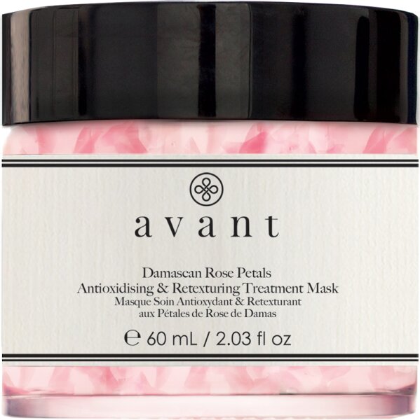 Avant Age Protect & UV Damascan Rose Petals Antioxidising & Retexturing Treatment Mask Gesichtsmaske