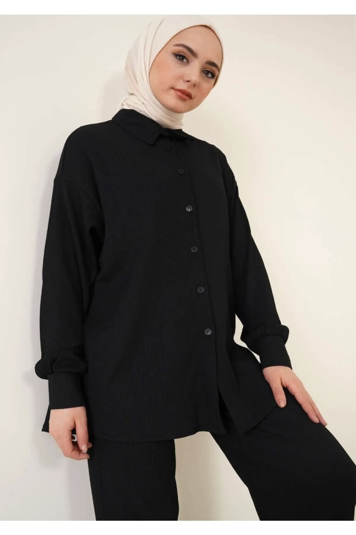 YILMAZBARMAZ  Zweiteiler - Schwarz - Regular Fit