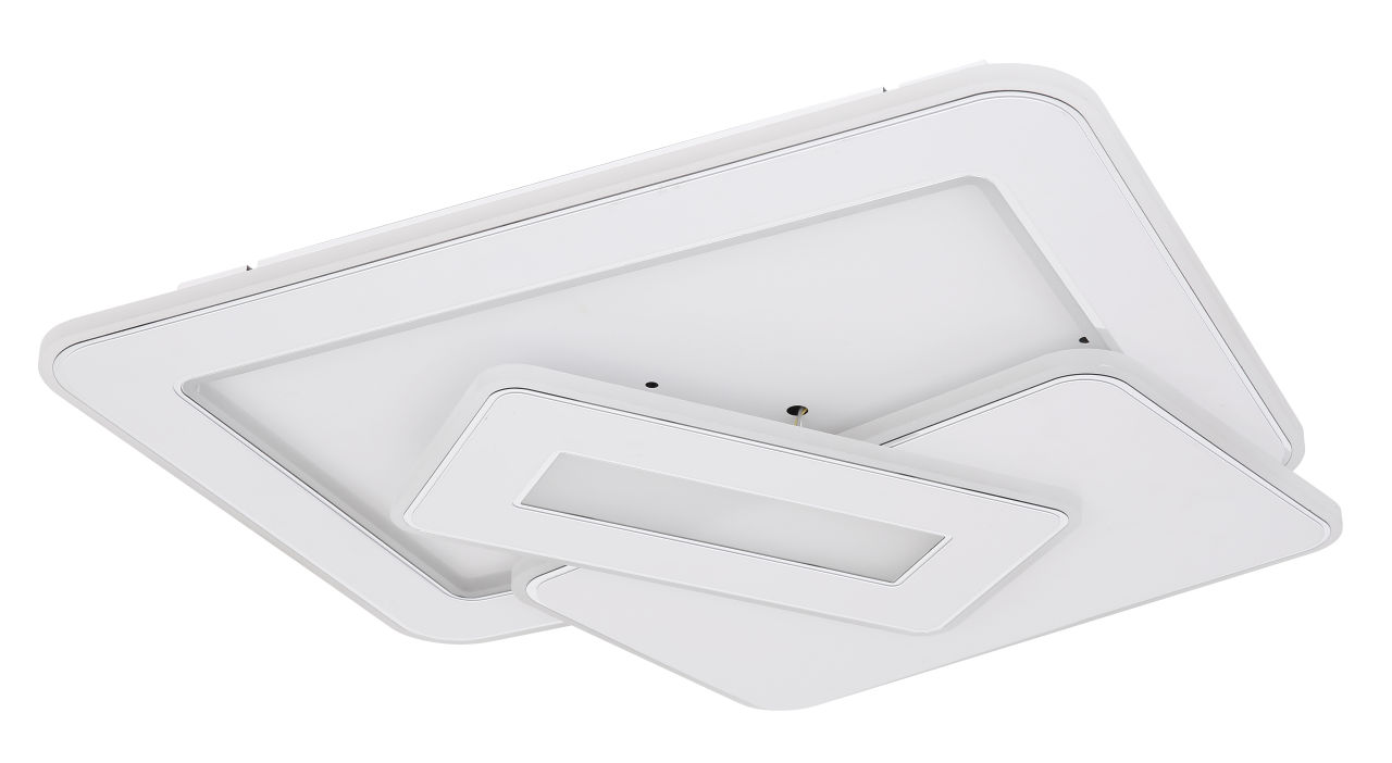 Globo Lighting - KIQUE - Deckenleuchte Metall weiß, LED