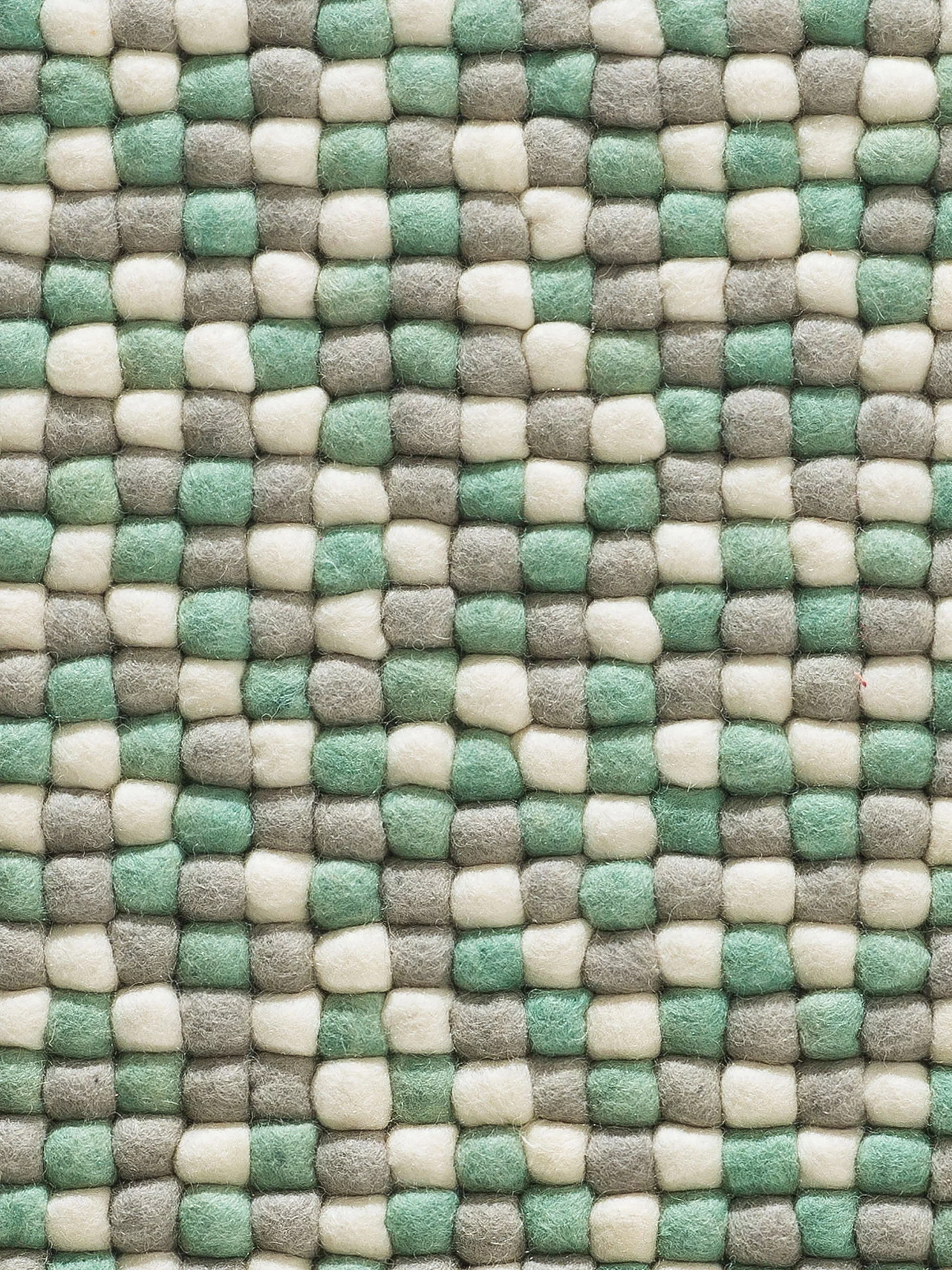 Smedby Filzkugel-Teppich, Black