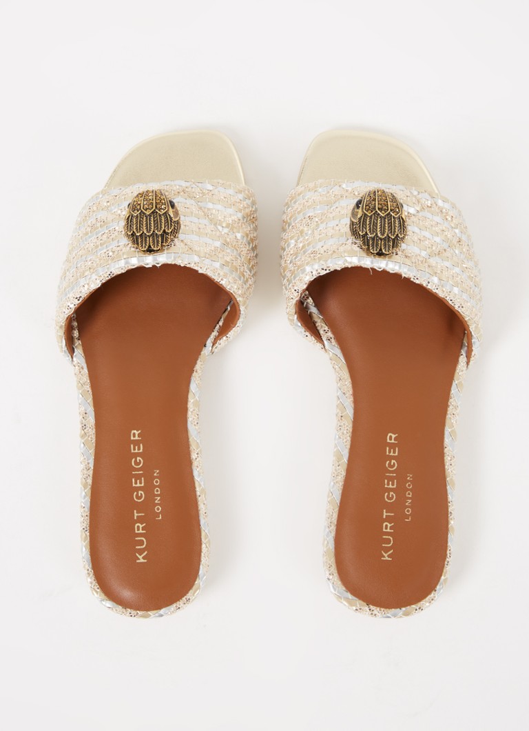 Papuci Kurt Geiger Kensington cu logo