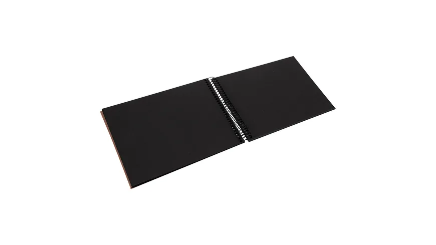 goldbuch Spiralalbum Bella Vista Haselnuss 24x17cm 40 schwarze Seiten
