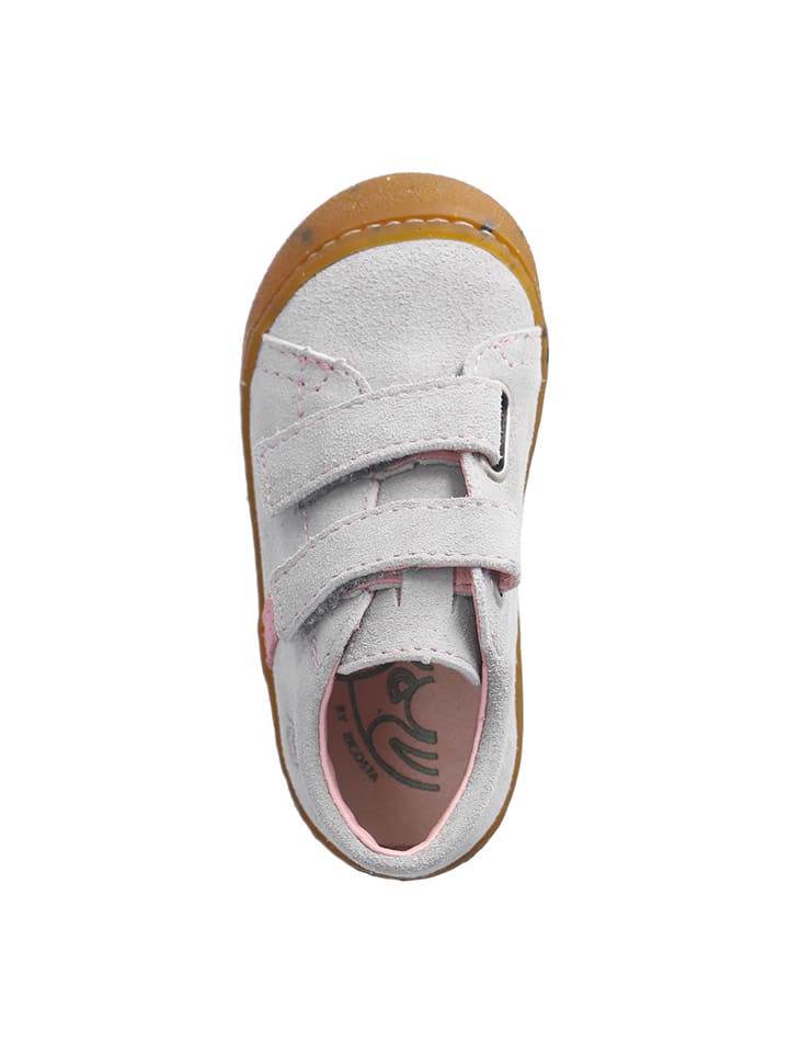 PEPINO Leder-Sneakers in Grau/ Rosa günstig kaufen