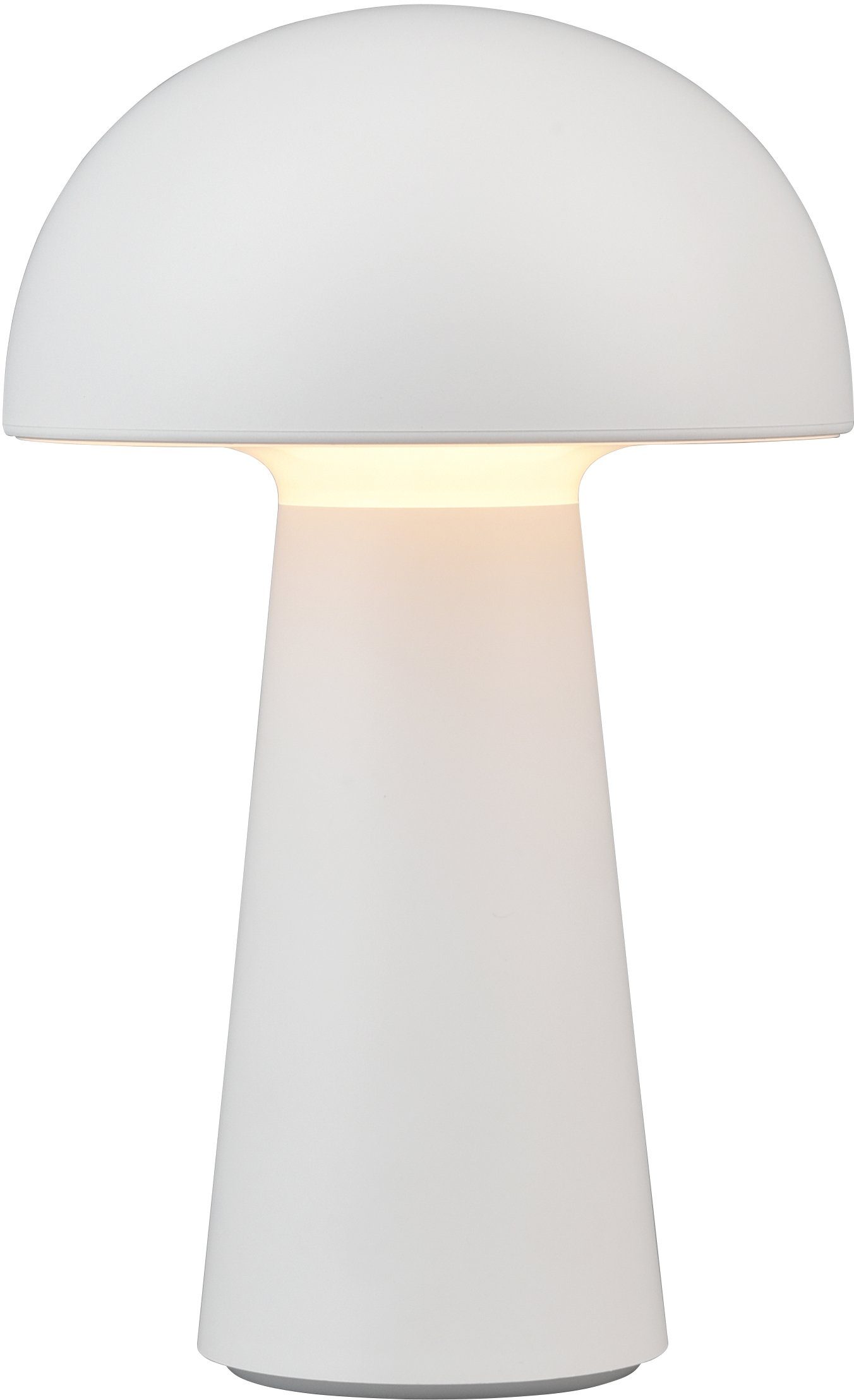 TRIO Leuchten LED Außen-Tischleuchte Lennon, Dimmfunktion, LED fest integriert, Warmweiß, LED Outdoor Tischlampe, 4-fach Touchdimmer, Ladefunktion per USB, IP44