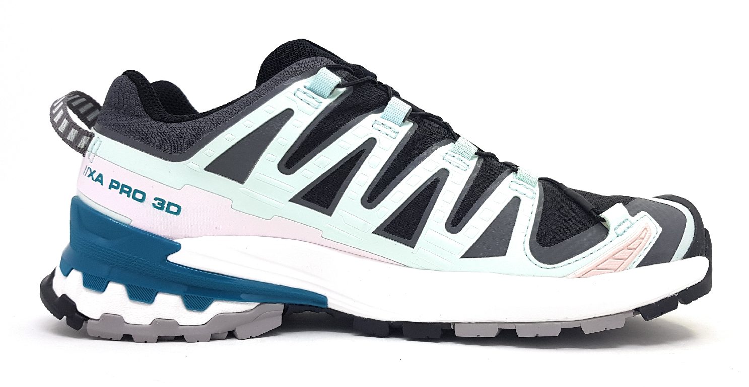 Salomon XA Pro 3D V9 GTX W L47119100 Schwarz Black/Bleached Aqua/Blue