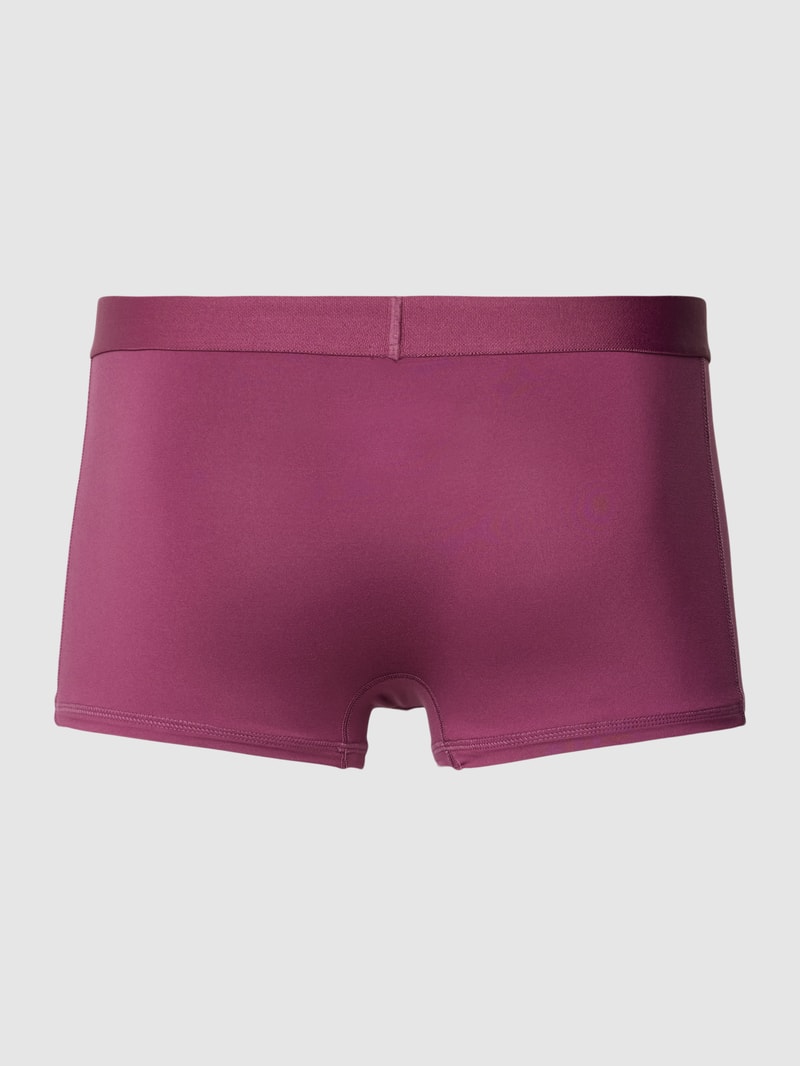Trunks mit elastischem Logo-Bund in pflaume