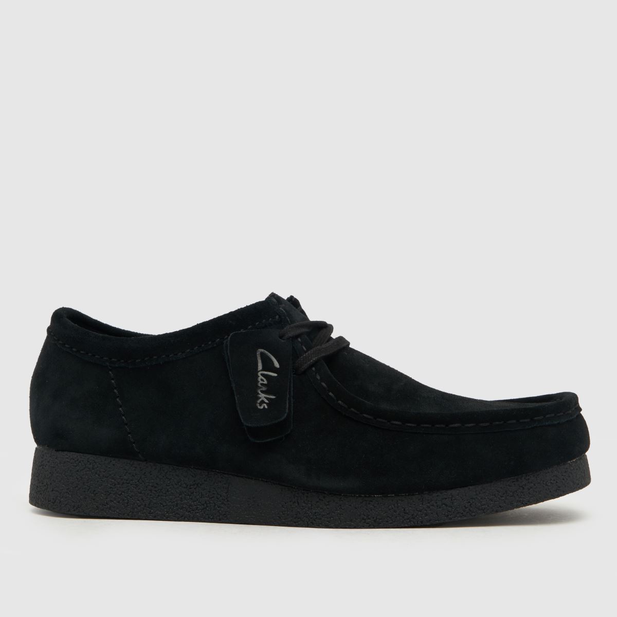Clarks wallabee evo cipő fekete színben