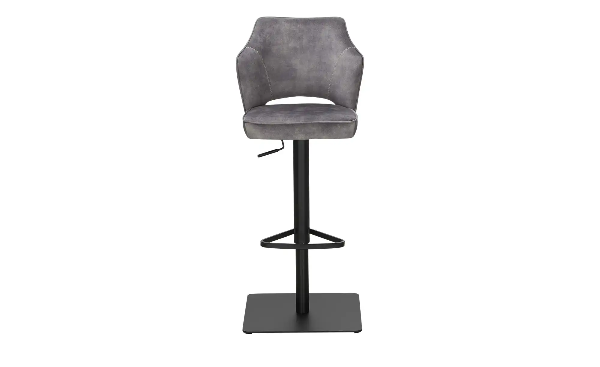 Primo Barhocker in samtigem Velours Ginger